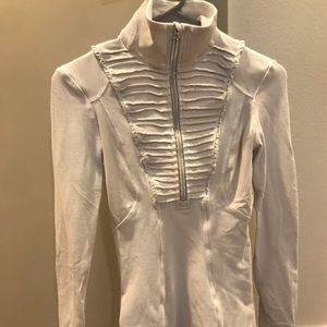 White Lululemon jacket